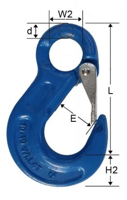 grade 100 eye sling hook specification